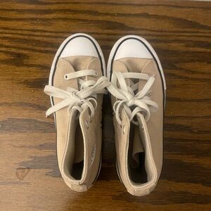 Converse Kids Beige High-Top Sneakers